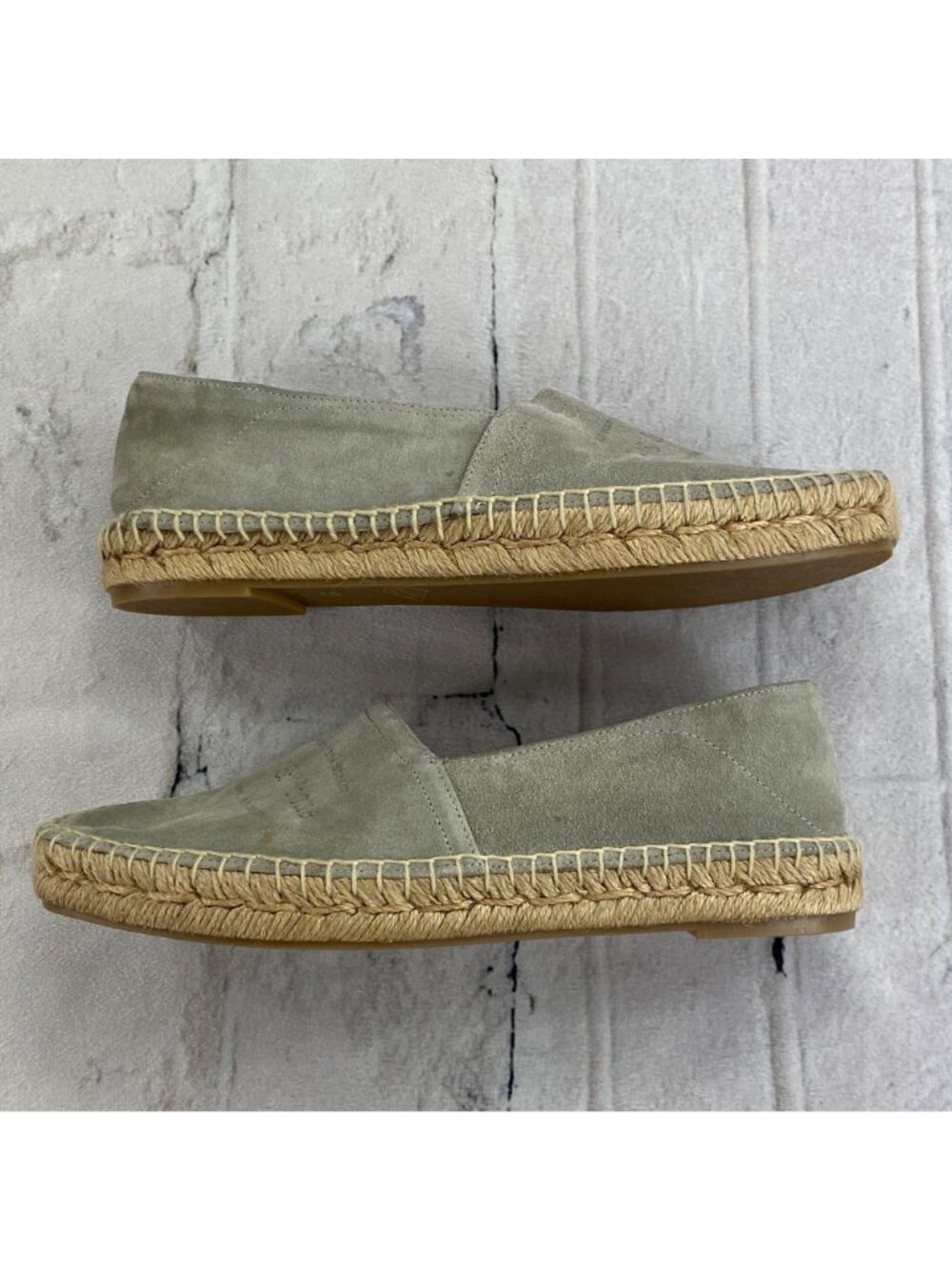 Rag & Bone Suede VGUC Espadrilles Beige Size 37 Womens Casual Slip-On Shoes - Picture 12 of 16